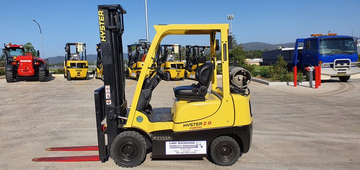 Pre-Owned Hyster 2.0TXS Gas around Hunter and Central Coast region